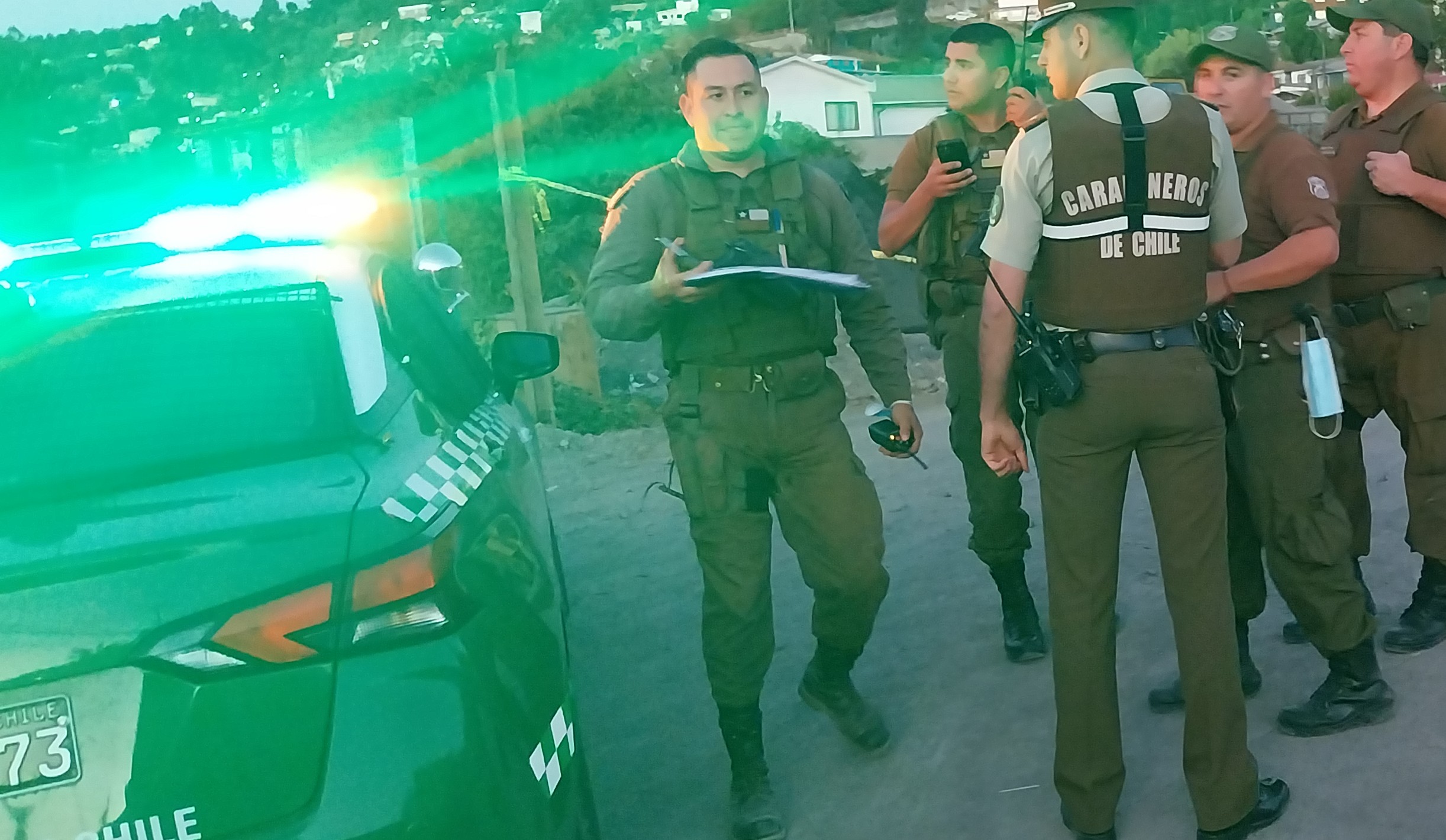 TOMÉ: OPERATIVO DE SEGURIDAD SE REALIZÓ EN SECTOR EXPLANADA DE TOMÉ.