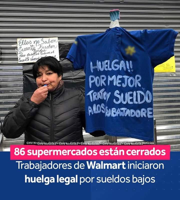 Pese a estar en huelga:Walmart Chile mantiene su oferta inicial con un bono de término para sus trabajadores